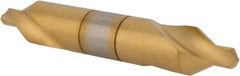 Hertel - #5 Plain Cut 60° Incl Angle High Speed Steel Combo Drill & Countersink - Industrial Tool & Supply