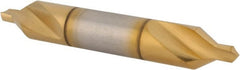 Hertel - #4 Plain Cut 60° Incl Angle High Speed Steel Combo Drill & Countersink - Industrial Tool & Supply