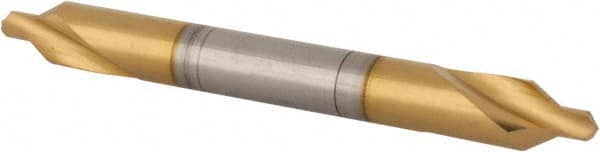 Hertel - #2 Plain Cut 60° Incl Angle High Speed Steel Combo Drill & Countersink - Industrial Tool & Supply