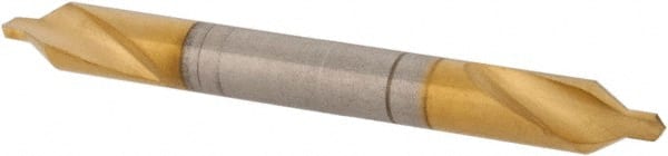 Hertel - #1 Plain Cut 60° Incl Angle High Speed Steel Combo Drill & Countersink - Industrial Tool & Supply