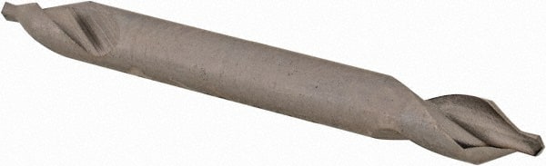 Hertel - #1/0 Plain Cut 60° Incl Angle High Speed Steel Combo Drill & Countersink - Industrial Tool & Supply