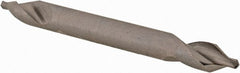 Hertel - #1/0 Plain Cut 60° Incl Angle High Speed Steel Combo Drill & Countersink - Industrial Tool & Supply