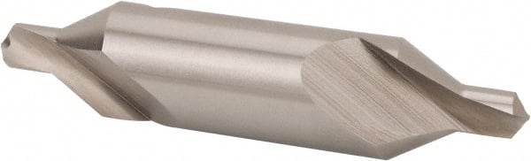 Hertel - #8 Plain Cut 60° Incl Angle Cobalt Combo Drill & Countersink - Industrial Tool & Supply