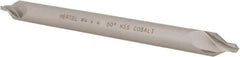 Hertel - #4 Plain Cut 60° Incl Angle Cobalt Combo Drill & Countersink - Industrial Tool & Supply
