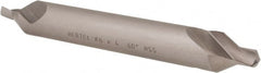 Hertel - #6 Plain Cut 60° Incl Angle High Speed Steel Combo Drill & Countersink - Industrial Tool & Supply