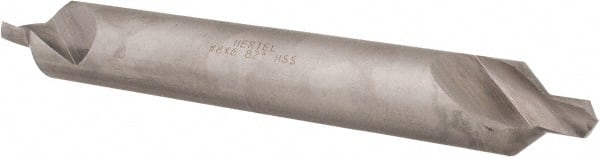 Hertel - #8 Plain Cut 82° Incl Angle High Speed Steel Combo Drill & Countersink - Industrial Tool & Supply