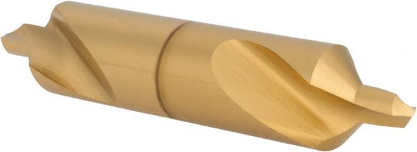 Hertel - #7 Plain Cut 90° Incl Angle High Speed Steel Combo Drill & Countersink - Industrial Tool & Supply