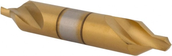 Hertel - #5 Plain Cut 90° Incl Angle High Speed Steel Combo Drill & Countersink - Industrial Tool & Supply