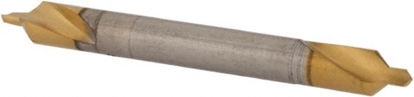 Hertel - #1 Plain Cut 82° Incl Angle High Speed Steel Combo Drill & Countersink - Industrial Tool & Supply