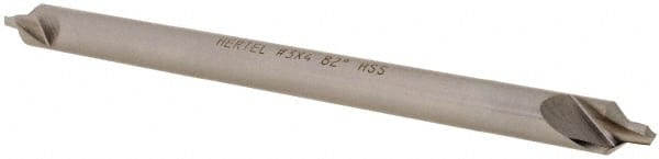 Hertel - #3 Plain Cut 82° Incl Angle High Speed Steel Combo Drill & Countersink - Industrial Tool & Supply