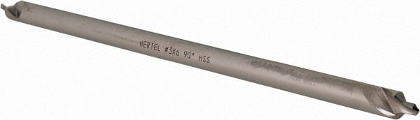 Hertel - #3 Plain Cut 90° Incl Angle High Speed Steel Combo Drill & Countersink - Industrial Tool & Supply