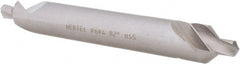 Hertel - #6 Plain Cut 82° Incl Angle High Speed Steel Combo Drill & Countersink - Industrial Tool & Supply