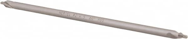 Hertel - #2 Plain Cut 60° Incl Angle Cobalt Combo Drill & Countersink - Industrial Tool & Supply