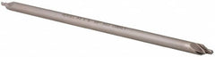 Hertel - #3 Plain Cut 60° Incl Angle Cobalt Combo Drill & Countersink - Industrial Tool & Supply