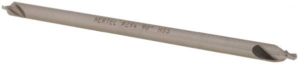 Hertel - #1 Plain Cut 90° Incl Angle High Speed Steel Combo Drill & Countersink - Industrial Tool & Supply