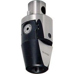 Techniks - 32mm Body Diam, Manual Offset Boring Head - Industrial Tool & Supply