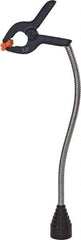 Mag-Mate - 31.75mm Long x 4" Wide x 330.2mm High Magnetic Indicator Base with Holders - 1-1/8" Base Diam, 20 Lb Magnetic Pull, 203.2mm Rod Length, Flexible Arm - Industrial Tool & Supply