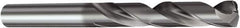 Sandvik Coromant - 12.5mm 140° Spiral Flute Solid Carbide Screw Machine Drill Bit - TiAlN Finish, Right Hand Cut, 2.3622" Flute Length, 4.2126" OAL, Split Point, Straight Shank - Industrial Tool & Supply