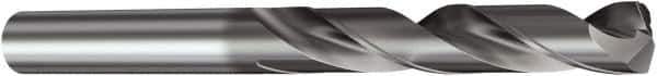 Sandvik Coromant - 7.9mm 140° Solid Carbide Screw Machine Drill Bit - TiAlN Finish, Right Hand Cut, 41mm Flute Length, 79mm OAL, Straight Shank - Industrial Tool & Supply
