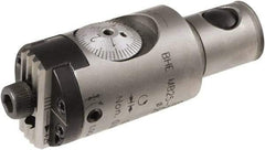 Iscar - 25mm Body Diam, Manual Single Cutter Boring Head - 28mm to 40mm Bore Diam - Exact Industrial Supply