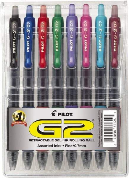 Pilot - Conical Roller Ball Pen - Assorted Colors - Industrial Tool & Supply