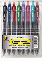 Pilot - Conical Roller Ball Pen - Assorted Colors - Industrial Tool & Supply