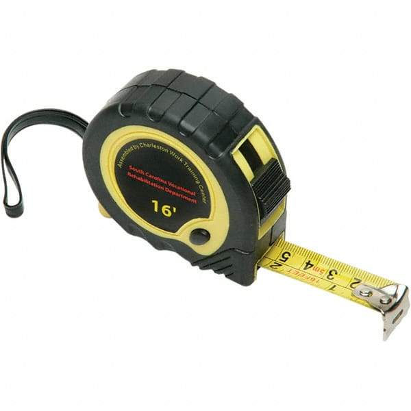 Ability One - 16' x 3/4" Tape Measure - 1/16" Graduation - Industrial Tool & Supply