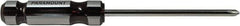 Paramount - #3, 10-11/16" OAL, Standard Phillips Screwdriver - 6" Blade Length, Round Shank, Acetate Handle - Industrial Tool & Supply