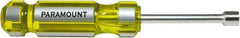 Paramount - 5/16" Solid Shaft Nutdriver - Color Coded Handle, 7-1/8" OAL - Industrial Tool & Supply