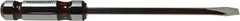 Paramount - 318mm OAL Standard Slotted Screwdriver - 203mm Blade Length, Square Shank, Acetate Handle - Industrial Tool & Supply