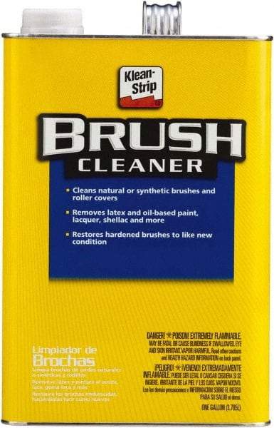 Klean-Strip - 1 Gal Brush Cleaner - 24 gL VOC Content, Comes in Metal Can - Industrial Tool & Supply