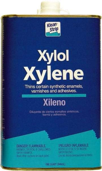 Klean-Strip - 1 Qt Xylol - 870 gL VOC Content, Comes in Metal Can - Industrial Tool & Supply