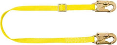 PRO-SAFE - 100' Long, 350 Lb Capacity, 1 Leg Locking Snap Hook Harness Lifeline - 5/8" Diam, Co-Polymer Rope, Locking Snap Hook Anchorage Connection - Industrial Tool & Supply