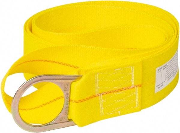 PRO-SAFE - 3' Long, D-Ring Anchor Sling - Polyester - Industrial Tool & Supply