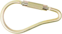 PRO-SAFE - 5,000 Lb. Capacity Locking Carabiner - 2 Inch, Autolocking Gate, Steel - Industrial Tool & Supply