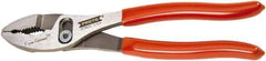 Proto - 8" OAL, 2-3/32" Jaw Length, 1-5/16" Jaw Width, Slip Joint Combination Pliers - 2 Positions, Serrated Jaw, Regular Nose Head, Standard Tool - Industrial Tool & Supply