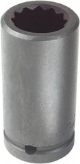 Proto - 3/4" Drive 43mm Deep Impact Socket - 12 Points, 3-1/2" OAL - Industrial Tool & Supply