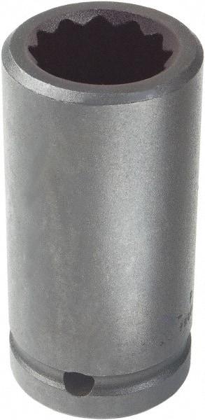 Proto - 3/4" Drive 32mm Deep Impact Socket - 12 Points, 3-1/2" OAL - Industrial Tool & Supply