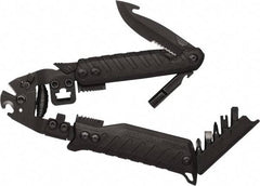 Gerber - 13 Piece, Cable/Communications Multi-Tool Set - Black, 7-1/2" OAL - Industrial Tool & Supply