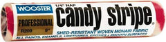 Wooster Brush - 1/4" Nap, 9" Wide Paint Roller Cover - Smooth Texture, Mohair - Industrial Tool & Supply
