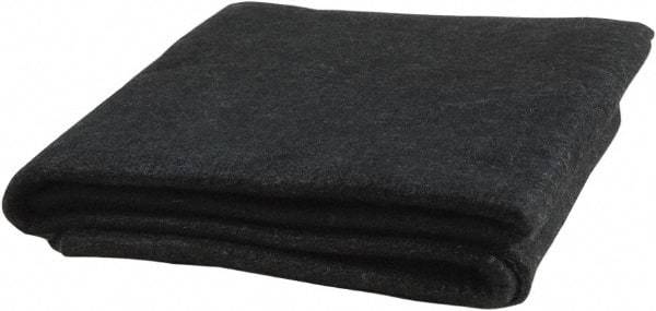 Steiner - 6' High x 6' Wide x 0.15" Thick Carbonized Fiber Welding Blanket - Black - Industrial Tool & Supply