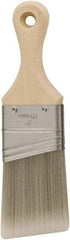Wooster Brush - 2" Angled Synthetic Sash Brush - 2-11/16" Bristle Length, 3.31" Wood Short Handle - Industrial Tool & Supply