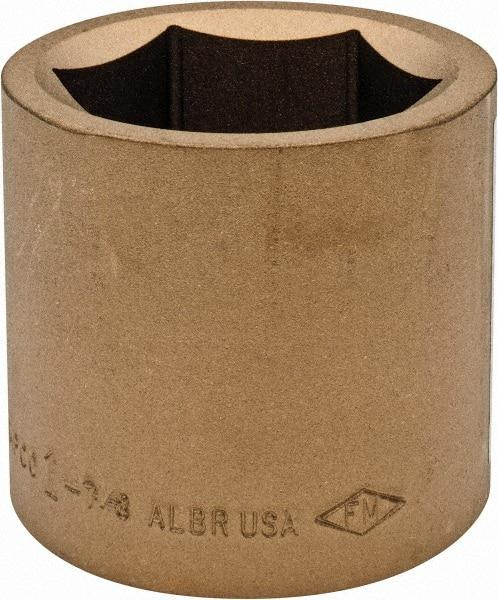 Ampco - 1-7/8", 3/4" Drive, Standard Hand Socket - 6 Points, 2-9/16" OAL, Aluminum Bronze - Industrial Tool & Supply