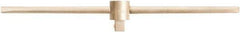Ampco - 1/2" Drive Socket Sliding T-Handle - 12" OAL, Aluminum Bronze Finish - Industrial Tool & Supply