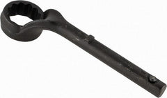 Proto - 2-1/4" 12 Point Pull Wrench - Single End, 13-5/8" OAL, Steel, Black Finish - Industrial Tool & Supply