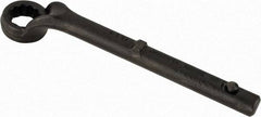 Proto - 1-1/8" 12 Point Pull Wrench - Single End, 10-11/16" OAL, Steel, Black Finish - Industrial Tool & Supply