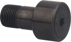 Accurate Bushing - 1-1/8" Roller Diam x 5/8" Width, 5/8" Stud Diam x 1" Length, Sealed Heavy Stud Cam Follower with Hex - Carbon Steel, 1/2" Thread Length, 5/8-18 Thread, 1-5/8" OAL, 2,850 Lb Dynamic Cap - Industrial Tool & Supply