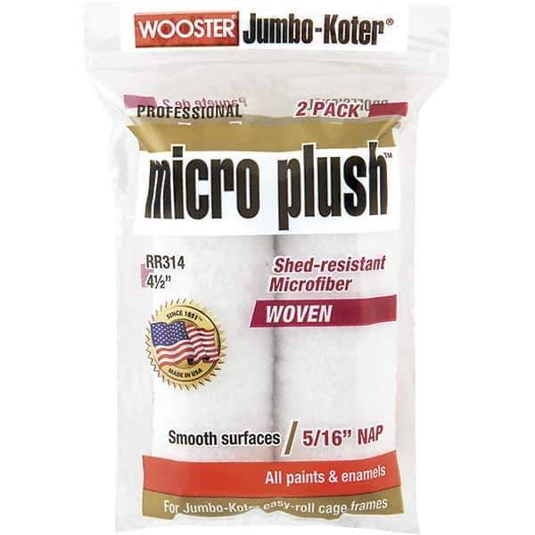 Wooster Brush - 5/16" Nap, Mini Roller Cover - 4-1/2" Wide, Includes Roller Cover - Industrial Tool & Supply