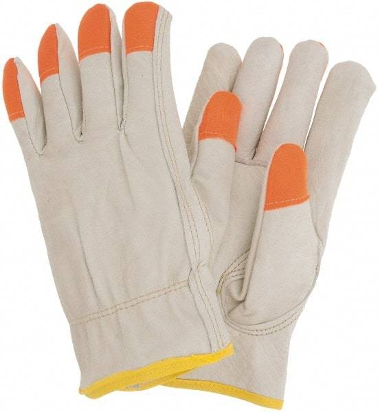 MCR Safety - Size 2XL General Protection Work Gloves - For Work & Driver, Uncoated, Natural, Paired - Industrial Tool & Supply
