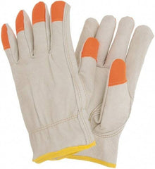 MCR Safety - Size 2XL General Protection Work Gloves - For Work & Driver, Uncoated, Natural, Paired - Industrial Tool & Supply